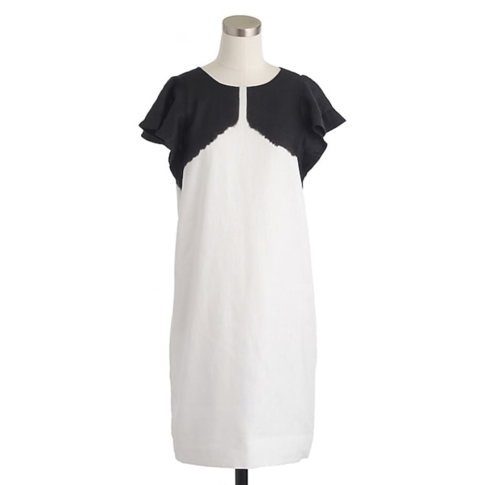 J.Crew Linen Dip-Dyed Dress